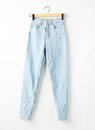 Jean coupe mom stretch taille haute bleu BIZZBEE femme