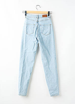 Jean coupe mom  taille haute bleu BIZZBEE femme