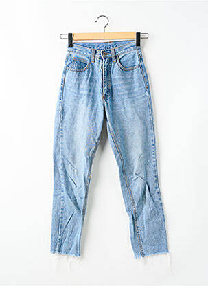 Jean coupe mom  taille haute bleu JOHN GALT femme