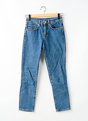 Jeans coupe droite taille normale taille normale bleu REIKO femme