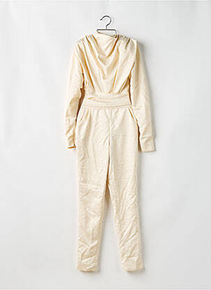 Combi-pantalon fermeture zippée au dos manches longues beige HOUSE OF CB LONDON femme
