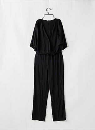 Combi-pantalon col cache-coeur manches courtes noir LIU JO femme