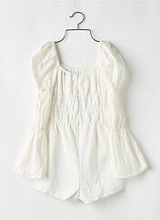 Combishort blanc BOOHOO pour femme seconde vue