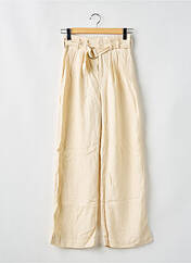 Pantalon large beige REIKO pour femme seconde vue
