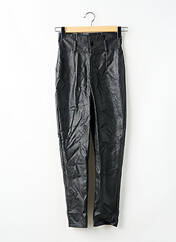 Pantalon slim noir BOOHOO pour femme seconde vue