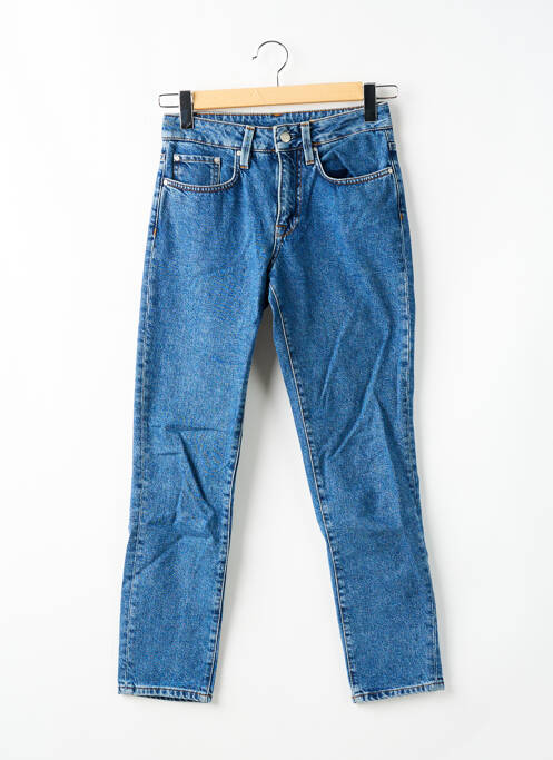 Jeans coupe droite taille normale taille normale bleu REIKO femme