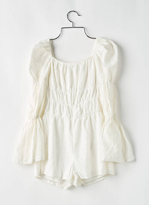 Combishort blanc BOOHOO pour femme