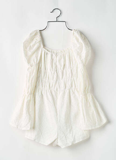 Combishort blanc BOOHOO pour femme