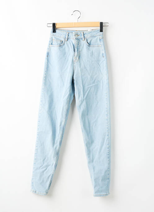 Jean coupe Mom bleu BIZZBEE pour femme