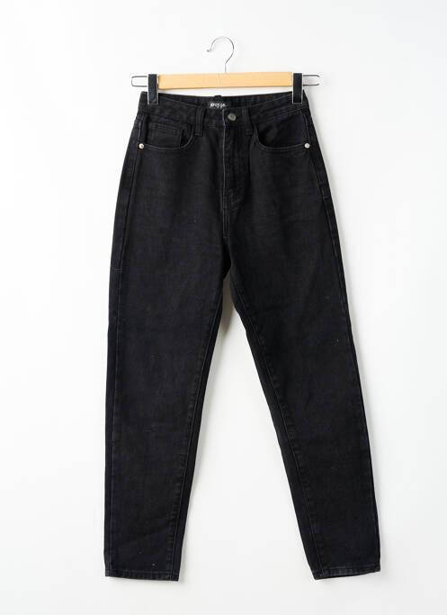 Jean coupe Mom noir NASTY GAL pour femme