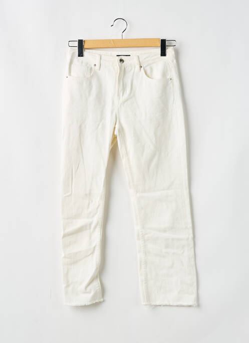 Jeans coupe droite blanc PARFOIS pour femme