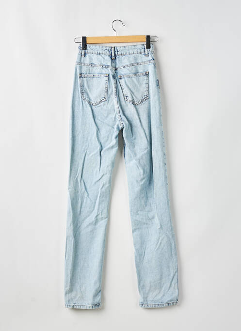 Jeans coupe droite bleu BOOHOO pour femme
