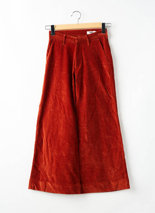 Pantalon 7/8 orange REIKO pour femme
