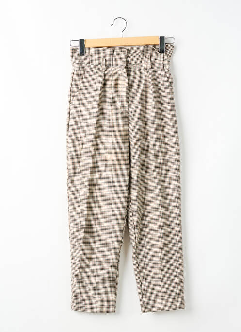 Pantalon droit beige FIND. pour femme