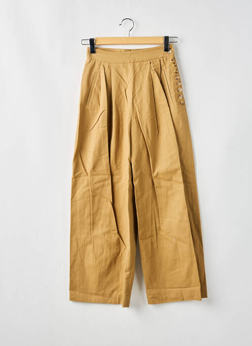 Pantalon large beige ZARA pour femme