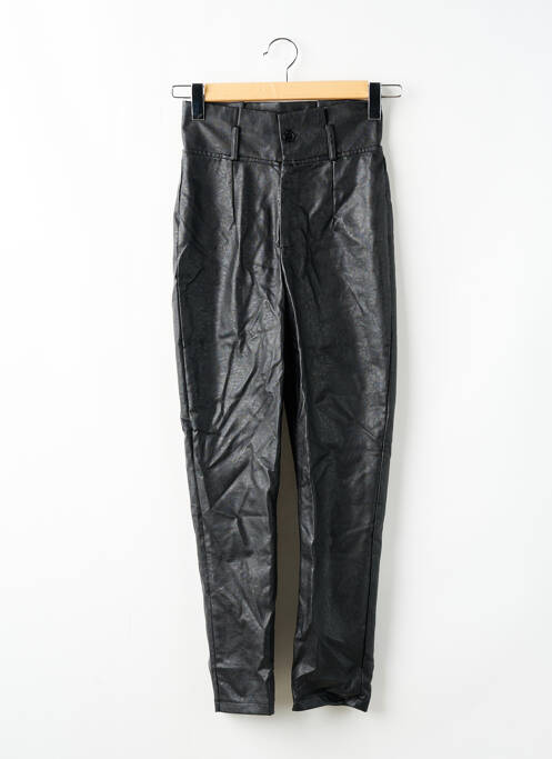 Pantalon slim noir BOOHOO pour femme