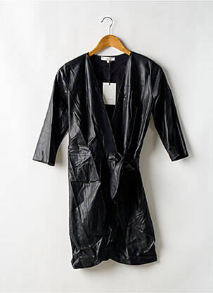 Robe courte manches 3/4 manches 3/4 noir LENNY B femme
