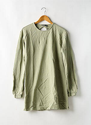 Robe courte manches longues manches longues vert NASTY GAL femme