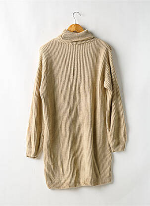 Robe pull resserrée sur le bas manches longues beige NASTY GAL femme