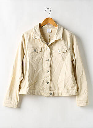 Veste casual coupe droite beige KARL MARC JOHN femme