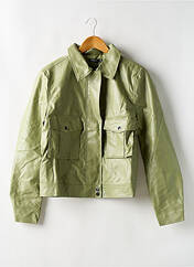 Veste simili cuir vert NASTY GAL pour femme seconde vue