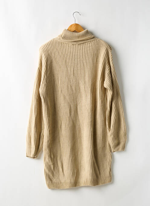 Robe pull manches longues manches longues beige NASTY GAL femme