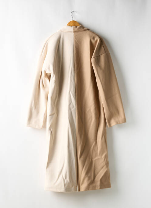 Manteau long beige BOOHOO pour femme