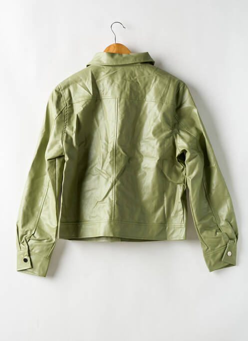 Veste simili cuir vert NASTY GAL pour femme