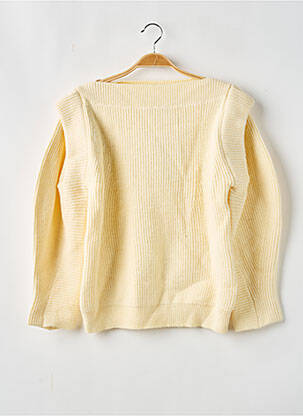 Pull col bateau manches longues beige BOOHOO femme