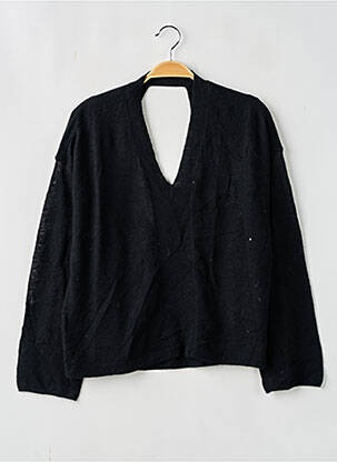 Pull col v manches longues noir KARMA KOMA femme