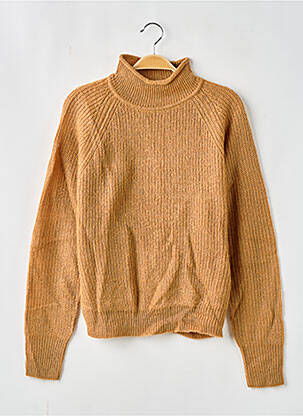 Pull maille souple et aérée manches longues marron NASTY GAL femme