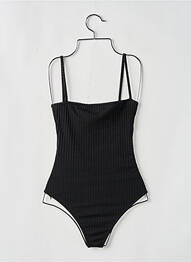 Body stretch fines bretelles noir MISSGUIDED femme