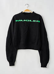 Sweat-shirt noir MUGLER pour femme seconde vue