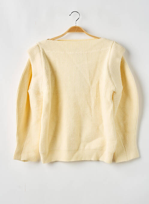 Pull col bateau manches longues beige BOOHOO femme