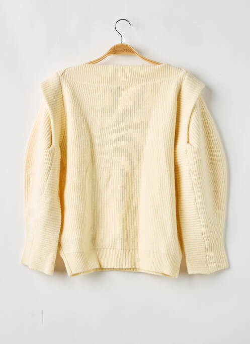 Pull col bateau manches longues beige BOOHOO femme