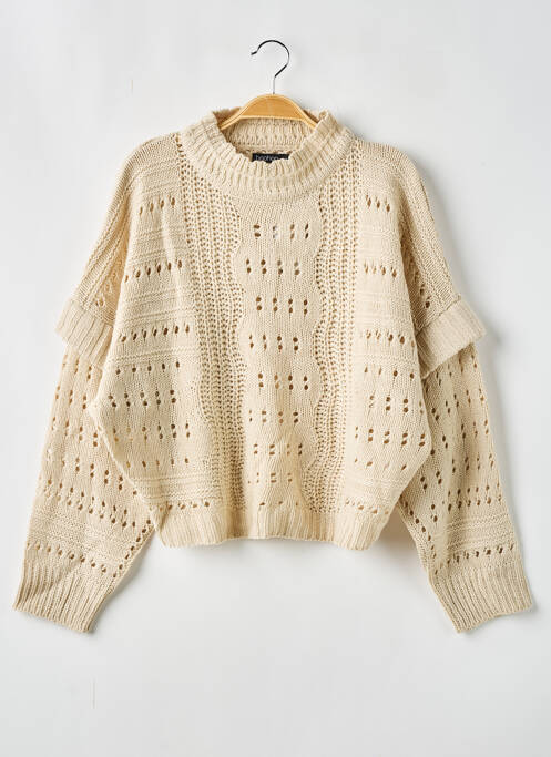 Pull beige BOOHOO pour femme