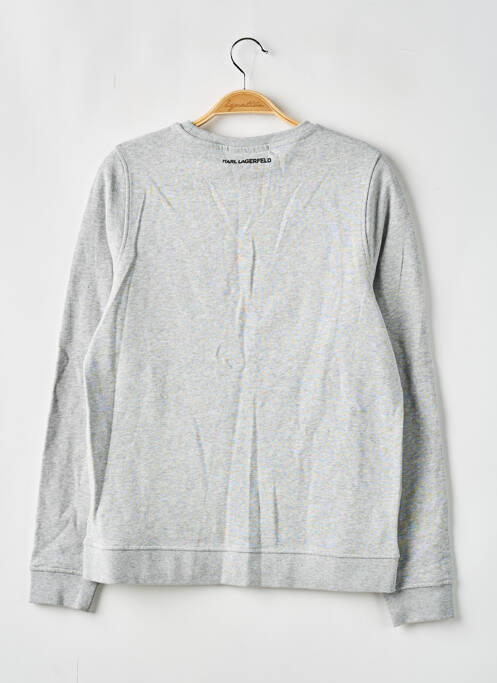 Sweat-shirt gris KARL LAGERFELD pour femme