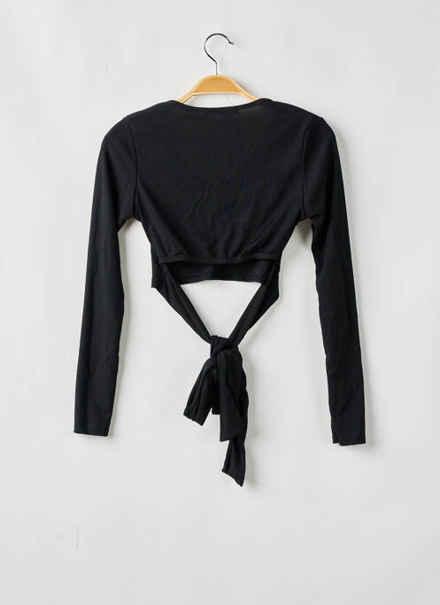 Top noir BOOHOO pour femme