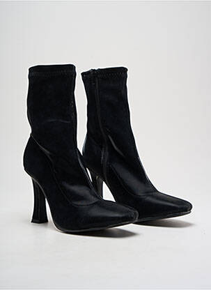 Bottines/boots matière lisse talon de 7 à 9cm noir QUANTICLO femme
