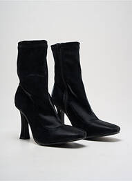 Bottines/boots matière lisse talon de 7 à 9cm noir QUANTICLO femme