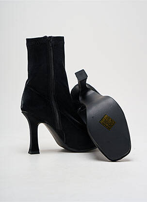 Bottines/boots matière lisse talon de 7 à 9cm noir QUANTICLO femme