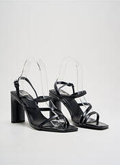Sandales/Nu pieds noir BERSHKA pour femme seconde vue