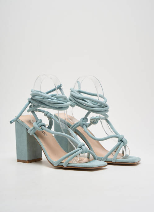 Sandales/Nu pieds bleu BOOHOO pour femme