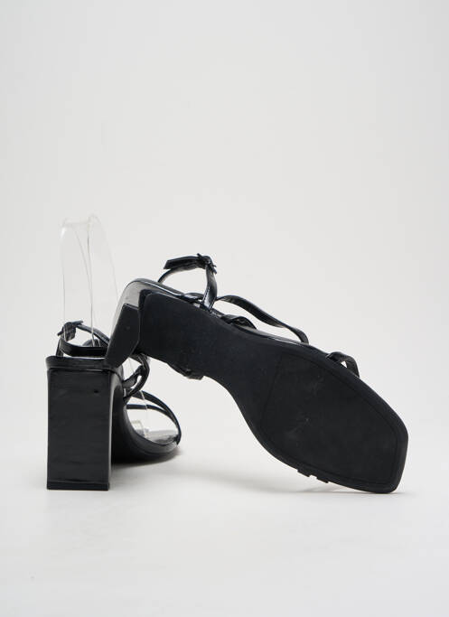 Sandales/Nu pieds noir BERSHKA pour femme