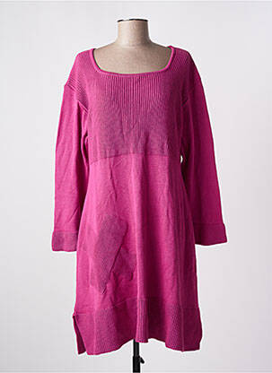 Pull stretch manches longues rose OLIVER JUNG femme