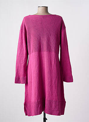 Pull stretch manches longues rose OLIVER JUNG femme
