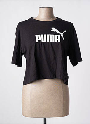 T-shirt manches mi-longues manches courtes noir PUMA femme
