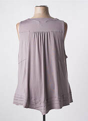 Gilet sans manche gris BE THE QUEEN pour femme seconde vue