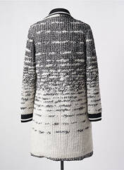 Manteau long gris 3322 pour femme seconde vue