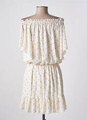 Robe courte beige LAURA JANE pour femme seconde vue